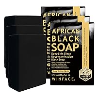 3 Box Facial soap black soap milk fruit wood cleanses dirt, nourishes facial soap,Oil controlled bathing,facial cleansing,Travel,gifts,festivals,Universal to any gender,3.52oz (A box of 3)