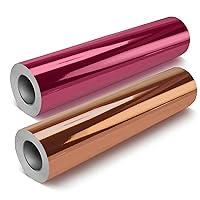 VViViD DECO65 Craft Vinyl Chrome Rose Gold and Pink 2 Rolls of 7ft x 1ft - M0