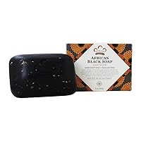 Nubian Heritage African Black Soap, 5 Ounce (Pack of 4)