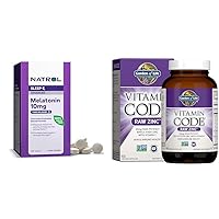 Natrol Melatonin 10mg 100ct & Garden of Life Zinc 30mg Raw Immune Support Vitamin C 60ct