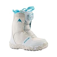 Burton Grom Boa® Snowboard Boot (Little Kid) White 2 Little Kid M