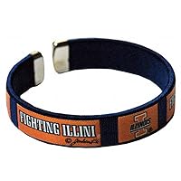 Game Day Outfitters Pride Bracelets, Illinois Fighting Illini, 10 Inch US