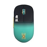 [Pulsar x Demon Slayer] X2H Mini Wireless Gaming Mouse, Ultra Lightweight Collectible Mouse, Symmetrical PC Mac Computer Mice, Optical Switch, 2.4 Ghz 1 ms, TOKITO MUICHIRO (Superglide Included)