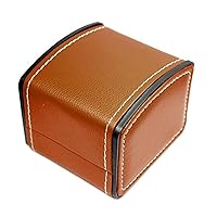 Pu Leather Watch Packaging Box Case Display Holder Black Bracelet Jewelry Storage Organizer for Woman Man Gift (Color : E, Size : 9x10x8cm)