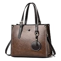 Women Fashion Handbags PU Leather Wallet Tote Bag Shoulder Bag Top Handle Satchel Purse