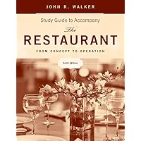 The Restaurant, Study Guide: From Concept to Operation The Restaurant, Study Guide: From Concept to Operation Paperback