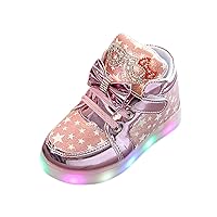 Baby Girl Out 1t Star Luminous Child Casual Colorful Light Shoes 5 Toddler Tennis Shoes