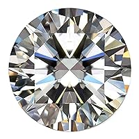 VVS2 Clarity Moissanite Diamond Egl Certified Genuine Loose Moissanite White Round Brilliant Cut Moissanite