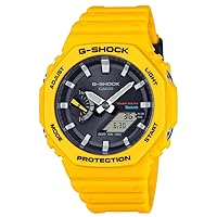 Casio Watch GA-B2100C-9AER, yellow, Stripes