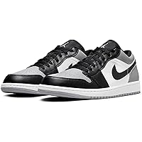 Nike Air Jordan One Air Jordan 1 Low Shadow Toe Basketball Shoes Sneakers 553558-052 Low Cut Black Grey White