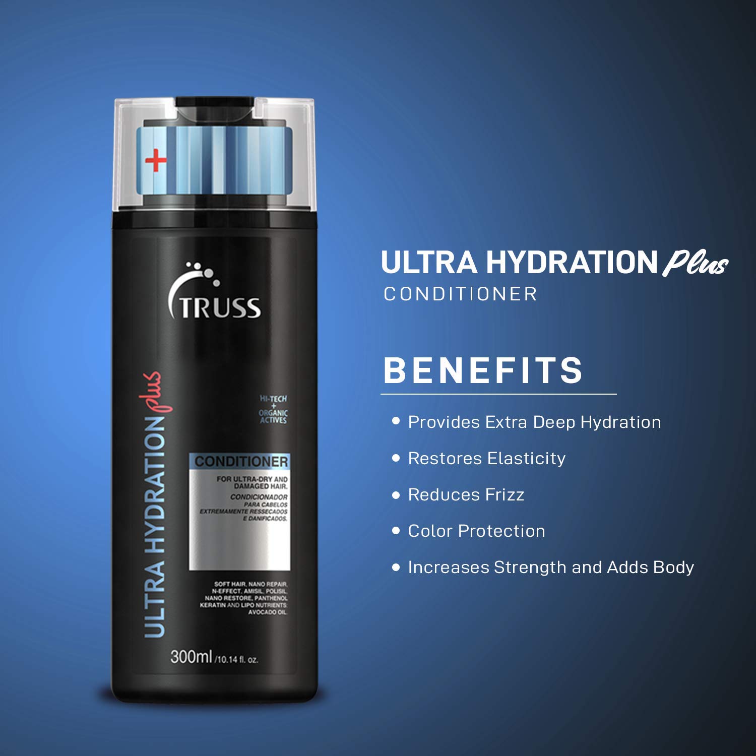 TRUSS Ultra Hydration PLUS Shampoo and Conditioner Set Bundle