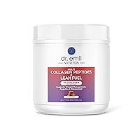 DR EMIL NUTRITION Collagen Peptides Powder - Caramel Flavored Collagen Powder for Women - Collagen Supplements for Hair, Skin & Nails with Hyaluronic Acid - 9g Protein per Serving