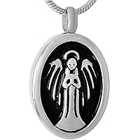 Jewellery,for Men You are My Angel Women Stainless Steel Man Jewelry Memorial Cremation Ashes Keepsake Pendant Necklace