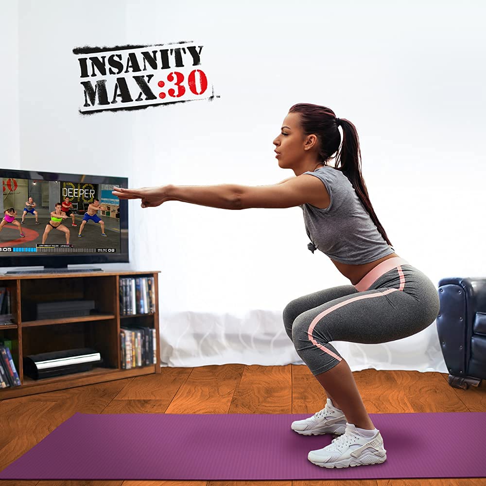 INSANITY MAX:30 Base Kit - DVD Workout, 60 Day Total Body Conditioning Program, Home Gym Bodyweight Exercise Program, No Workout Equipment Needed, Nutrition Guide Included, 10 DVDs