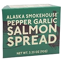 Pepper Garlic Salmon Spread, 3.5 Ounce Boxes (Pack of 6)