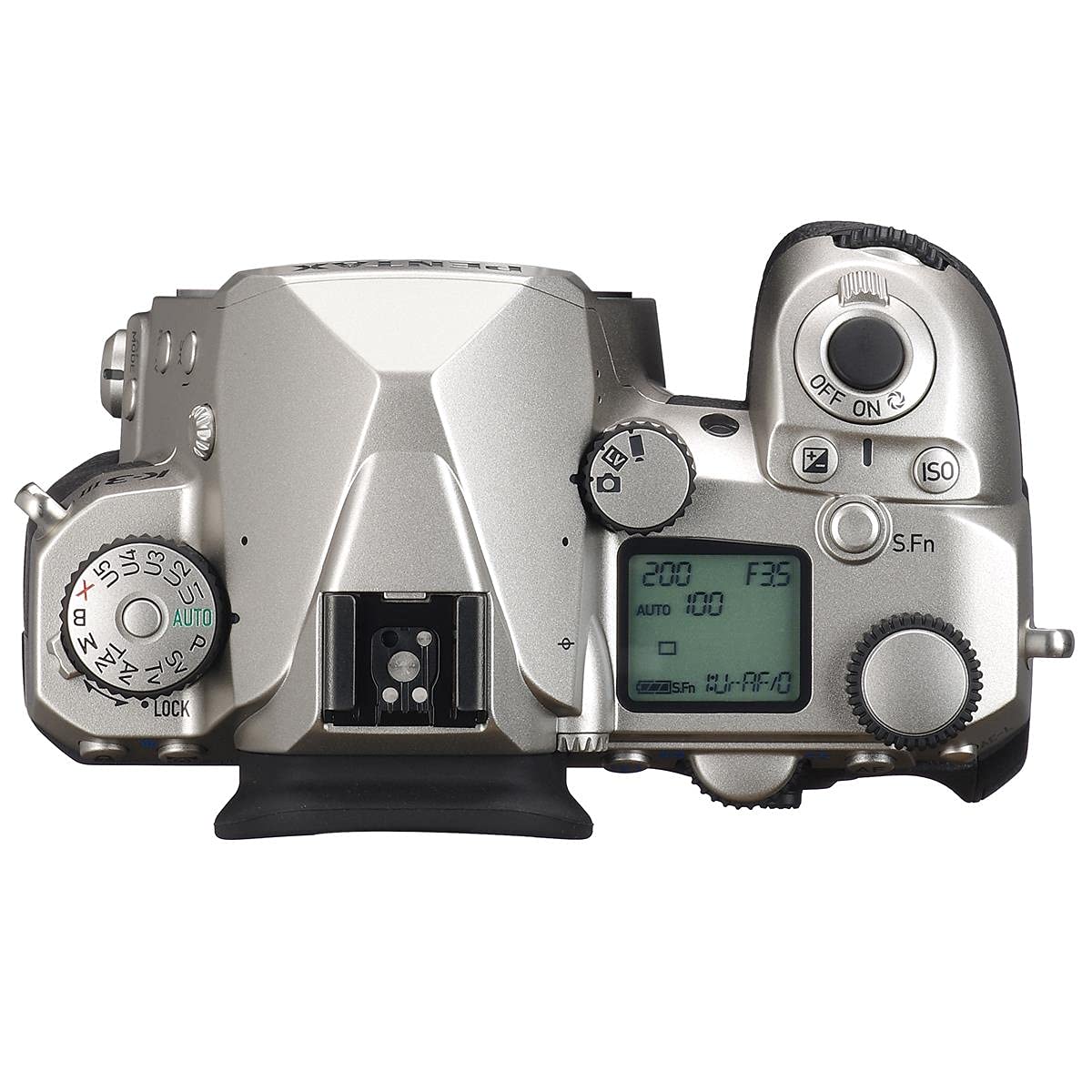 Pentax K-3 Mark III APS-C-Format DSLR Camera Body, Silver with Pentax D-BG8 Battery Grip, Black