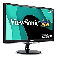 VX2452MH 24 Inch 2ms 60Hz 1080p Gaming Monitor with HDMI DVI and VGA inputs,Black