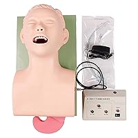 Advanced Airway Teaching Model, Adult Endotracheal Intubation Training Model, Oral Nasal Intubation Manikin for Practice Display