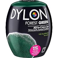 Dylon Washing Fabric Clothes Soft Furnishings Machine Dye Pod 350g 09 Forest Green, 350 g (Pack of 1), 12 Ounce