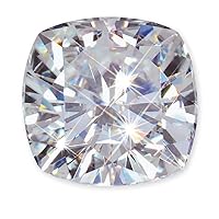 Loose Moissanite 1-10 Carat, Real Colorless Diamond, VVS1 Clarity, Cushion Cut Brilliant Gemstone for Making Engagement/Wedding/Ring/Jewelry/Pendant/Earrings/Necklaces Handmade
