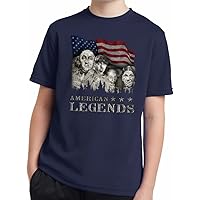 Kids Three Stooges Rushmorons Moisture Wicking Youth T-Shirt