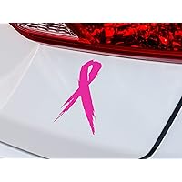 Breast Cancer Pink Ribbon Vinyl Decal Sticker 100% Waterproof