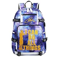 Basketball Player Curry Multifunction Backpack Travel Backpack Fans Bag For Men Women (Style 21)