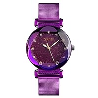 Fashion Women Watch Casual Quartz Wristwatches Simple Style Waterproof Clock Steel Watchband