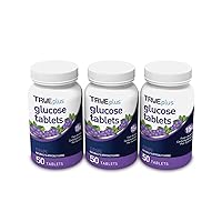 TRUEplus® Glucose Tablets, Grape Flavor - 50ct Bottle – 3 Pack