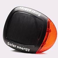 Premium Eco-Friendly Solar Powered Bike Tail Light: Long-Lasting, Waterproof LED for Secure Night Cycling - The Ultimate Energy-Efficient Bicycle Accessory