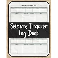 Seizure Tracker Log Book: Log and monitor seizures seamlessly with this dedicated book. Document seizure details, track frequency, and record medication intake for effective management.