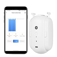 Curtain Controller,BT Automatic Curtain Opener Closer Robot Wireless Smart Curtain Motor Timer Voice Control Smart Home Automation Device for Curtain Track Rod Replacement for Amazon Alexa