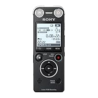 Sony ICDSX1000 Flash Memory Digital Voice Recorder | Black