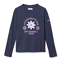 Columbia Girl's Hazeldel Hill Ls Graphic Tee