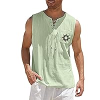 Silk Shirts Men Summer Tops Casual Sports Sleeveless Top Cotton Vest Painting Fitness T Shirts for Men Pack