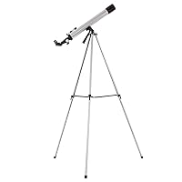 60mm Mirror Refractor Telescope – Aluminum Stargazing Optics with Tripod for Beginner Astronomy and STEM Education for Kids and Adults by Hey! Play!