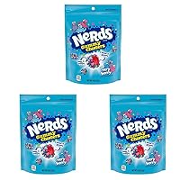 Nerds Gummy Clusters Candy, Very Berry, Resealable 8 Ounce Bag (Pack of 3)