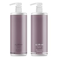 ALURAM Coconut Water Based Daily Hair Shampoo & Conditioner Set, 33.8 Fl Oz