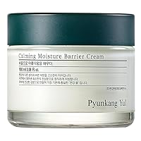 Pyunkang Yul [PKY] Calming Moisture Barrier Cream Instantly Soothes Sensitive Skin, Hyaluronic Acid & Ceramide for Hydration, Vegan, Korean Skincare (3.38 Fl. Oz, 100ml)