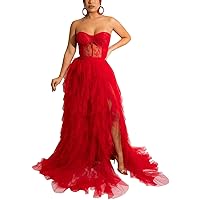 Women Sexy Tulle Dress Crochet Lace Mesh See Through Maxi Cocktail Party Dress