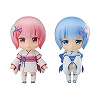 Good Smile Starting Life in Another World: Ram & Rem Nendoroid Action Figure (Childhood Version)
