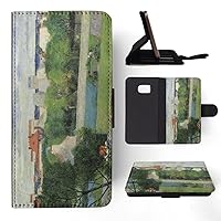 Paul Gauguin - The Market Gardens of VAUGIRARD FLIP Wallet Phone CASE Cover for Samsung Galaxy S7 Edge