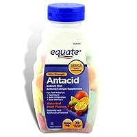 Equate - Antacid Tablets, Ultra Strength 1000 mg, 72 Chewable Tablets, Compare to Tums