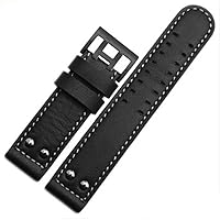 20mm / 22mm Leather watch band strap Fits For Hamilton Khaki Field Aviation H70595593