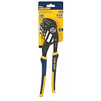 IRWIN Tools VISE-GRIP GrooveLock Pliers, Straight Jaw, 12-inch (4935098)