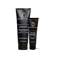 Controlled Chaos 3 OZ Curl Defining Cream & 8 oz Hair Conditioner Bundle - Hydrating Conditioner and Curl Creme - For All Curly Hair Types, Including Dry, Coarse, and Color-Treated