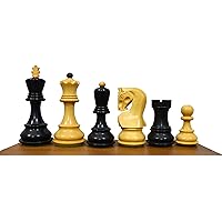 Russian Zagreb Chess Pieces Set only | Luxury Unique Chess Set in Ebonised Boxwood | Best Gift for Him or Her | Chess Moscow