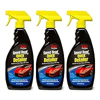 92354-3PK 22-Ounce Speed Bead Quick Detailer Car Cleaner Wax Spray for Fast Touch-Ups and to Provide Shine and Protection, Pack of 3
