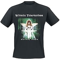 Within Temptation T Shirt Mother Earth Band Logo Official Mens Black Size XL