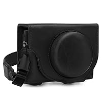 MegaGear MG1730 Ever Ready Leather Camera Case Compatible with Sony Cyber-Shot DSC-RX100 VII - Black